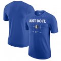 Cheap Men's Dallas Mavericks Blue Just Do It T-Shirt