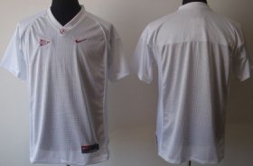 Wholesale Cheap Alabama Crimson Tide Blank White Jersey