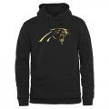 Wholesale Cheap Men's Carolina Panthers Pro Line Black Gold Collection Pullover Hoodie