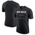 Cheap Men's Chicago Bulls Black Just Do It T-Shirt