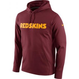 Wholesale Cheap Men\'s Washington Redskins Nike Burgundy Circuit Wordmark Essential Performance Pullover Hoodie