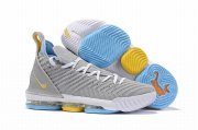 Wholesale Cheap Nike Lebron James 16 Air Cushion Shoes Gary Blue