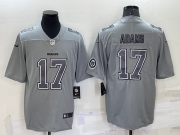 Wholesale Men's Las Vegas Raiders #17 Davante Adams LOGO Grey Atmosphere Fashion 2022 Vapor Untouchable Stitched Limited Jersey