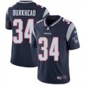 Wholesale Cheap Nike Patriots #34 Rex Burkhead Navy Blue Team Color Men's Stitched NFL Vapor Untouchable Limited Jersey