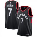 Wholesale Cheap Raptors #7 Kyle Lowry Black Statement Edition Basketball Swingman Jersey