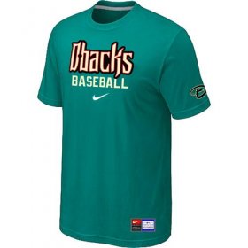 Wholesale Cheap Arizona Diamondbacks Nike Short Sleeve Practice MLB T-Shirt Teal Green