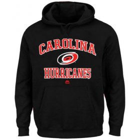 Wholesale Cheap Carolina Hurricanes Majestic Heart & Soul Hoodie Black