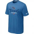 Wholesale Cheap Nike Tennessee Titans Critical Victory NFL T-Shirt Light Blue