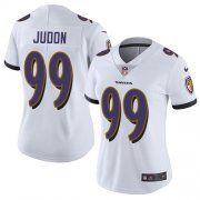 Wholesale Cheap Nike Ravens #99 Matthew Judon White Women's Stitched NFL Vapor Untouchable Limited Jersey