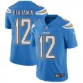 Wholesale Cheap Nike Chargers #12 Travis Benjamin Electric Blue Alternate Men's Stitched NFL Vapor Untouchable Limited Jersey