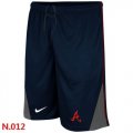 Wholesale Cheap Nike MLB Atlanta Braves Performance Training Shorts Dark Blue