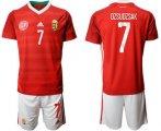 Wholesale Cheap Hungary 7 DZSUDZSAK Home UEFA Euro 2020 Soccer Jersey