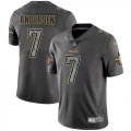 Wholesale Cheap Nike Saints #7 Morten Andersen Gray Static Men's Stitched NFL Vapor Untouchable Limited Jersey