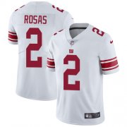 Wholesale Cheap Nike Giants #2 Aldrick Rosas White Men's Stitched NFL Vapor Untouchable Limited Jersey