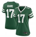 Cheap Women's New York Jets #17 Davante Adams Green Stitched Jersey(Run Small)