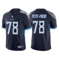 Wholesale Cheap Men's Tennessee Titans #78 Nicholas Petit-Frere Navy Vapor Untouchable Stitched Jersey