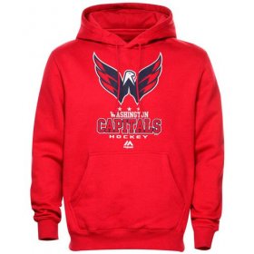 Wholesale Cheap Washington Capitals Majestic Critical Victory VIII Fleece Hoodie Red