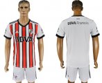 Wholesale Cheap River Plate Blank Sec Away Soccer Club Jersey