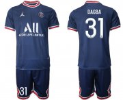 Wholesale Cheap Men 2021-2022 ClubParis Saint-Germainhome blue 31 Soccer Jersey