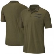 Wholesale Cheap Philadelphia Eagles Nike Salute to Service Sideline Polo Olive