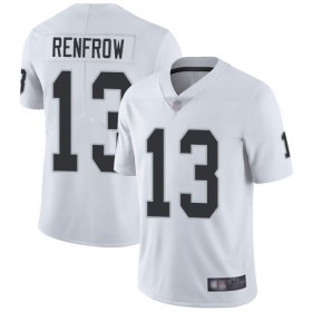 Wholesale Cheap Nike Raiders #13 Hunter Renfrow White Men\'s Stitched NFL Vapor Untouchable Limited Jersey