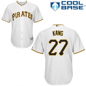 Wholesale Cheap Pirates #27 Jung-ho Kang White Cool Base Stitched Youth MLB Jersey