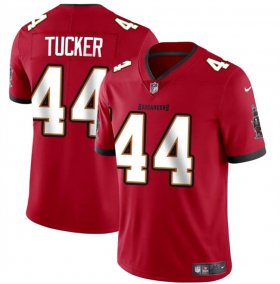 Cheap Men\'s Tampa Bay Buccaneers #44 Sean Tucker Red Vapor Limited Stitched Jersey