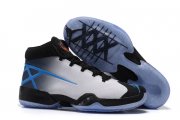 Wholesale Cheap Air Jordan 30 XXX Shoes Black/white-blue