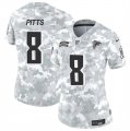 Cheap Women's Atlanta Falcons #8 Kyle Pitts 2024 F.U.S.E Arctic Camo Salute To Service Limited Stitched Football Jersey(Run Small)