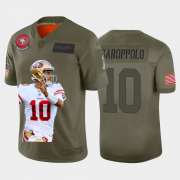 Cheap San Francisco 49ers #10 Jimmy Garoppolo Nike Team Hero 3 Vapor Limited NFL Jersey Camo