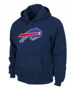 Wholesale Cheap Buffalo Bills Logo Pullover Hoodie Dark Blue