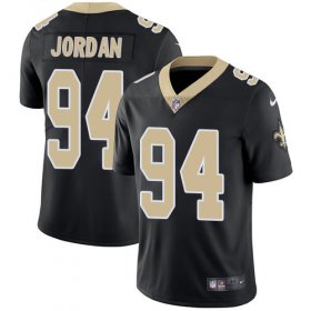 Wholesale Cheap Nike Saints #94 Cameron Jordan Black Team Color Men\'s Stitched NFL Vapor Untouchable Limited Jersey