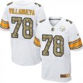 Wholesale Cheap Nike Steelers #78 Alejandro Villanueva White/Camo Men's Stitched NFL Elite Jersey