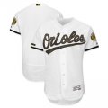 Wholesale Cheap Men's Baltimore Orioles Majestic White 2018 Memorial Day Authentic Collection Flex Base Team Custom Jersey