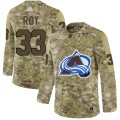 Wholesale Cheap Adidas Avalanche #33 Patrick Roy Camo Authentic Stitched NHL Jersey