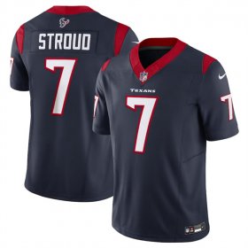 Cheap Men\'s Houston Texans #7 C.J. Stroud Navy 2023 F.U.S.E Vapor Untouchable Football Stitched Jersey