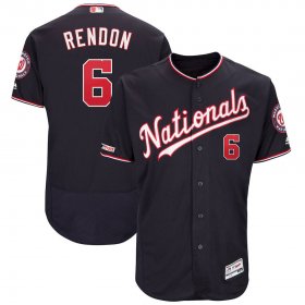 Wholesale Cheap Washington Nationals #6 Anthony Rendon Majestic Alternate Authentic Collection Flex Base Player Jersey Navy