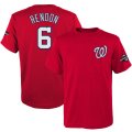 Wholesale Cheap Washington Nationals #6 Anthony Rendon Majestic Youth 2019 World Series Champions Name & Number T-Shirt Red