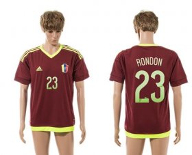 Wholesale Cheap Venezuela #23 Rondon Home Soccer Country Jersey