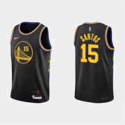 Wholesale Cheap Men's Golden State Warriors #15 Gui Santos 2022 Black Stitched Basketball Jersey