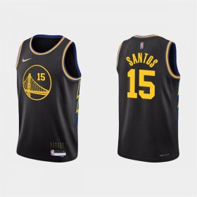 Wholesale Cheap Men\'s Golden State Warriors #15 Gui Santos 2022 Black Stitched Basketball Jersey