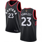 Wholesale Cheap Raptors #23 Fred VanVleet Black 2019 Finals Bound Women's Basketball Swingman Statement Edition Jersey