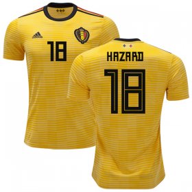 Wholesale Cheap Belgium #18 Hazard Away Kid Soccer Country Jersey