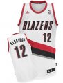 Wholesale Cheap Portland Trail Blazers #12 LaMarcus Aldridge White Swingman Jersey