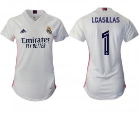 Wholesale Cheap Women 2020-2021 Real Madrid home aaa version 1 white Soccer Jerseys1