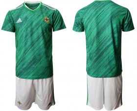 Wholesale Cheap Men 2021 European Cup Northern Ireland green home Soccer Jersey