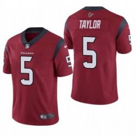 Wholesale Cheap Men\'s Houston Texans #5 Tyrod Taylor Red Vapor Untouchable Limited Stitched Jersey