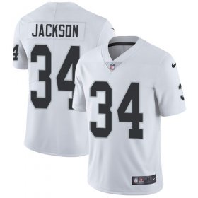 Wholesale Cheap Nike Raiders #34 Bo Jackson White Youth Stitched NFL Vapor Untouchable Limited Jersey