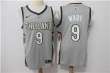 Wholesale Cheap Nike Cavaliers #9 Dwyane Wade Gray Nike City Edition Swingman Jersey