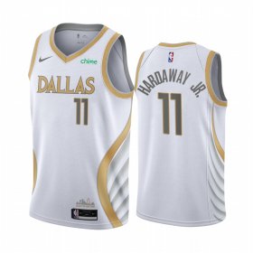 Wholesale Cheap Nike Mavericks #11 Tim Hardaway Jr. White NBA Swingman 2020-21 City Edition Jersey